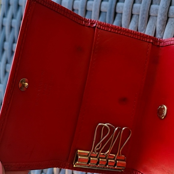 Louis vuitton red epi leather 4 keys holder - Picture 5 of 12